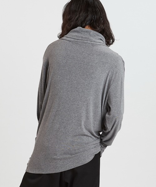 NO ID.（ノーアイディ）の「mlt5526-ﾎﾞﾘｭｰﾑﾈｯｸｷﾞｬｻﾞｰﾄﾞﾚｰﾌﾟPO プルオーバー(457006-392T)（Tシャツ/カットソー・メンズ・ホワイト/ブラック/グレー・ONE SIZE）」の17枚目の写真