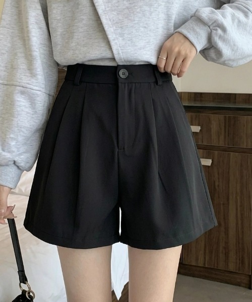 cammie（キャミー）の「ハイウエストプリーツキュロットパンツ（その他パンツ・レディース・ブラウン/ブラック・M/L）」の7枚目の写真