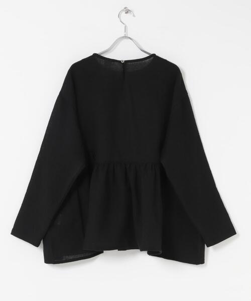 ウールガーゼギャザープルオーバー（シャツ/ブラウス）｜かぐれ