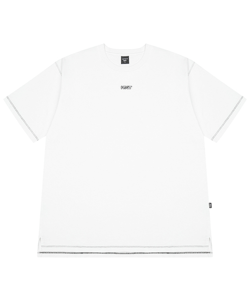 KINETICLO(キネティクロ)の「ダブルステッチ半袖Tシャツ(O.WHITE)(Tシャツ/カットソー・メンズ・その他・MEDIUM/LARGE)」の1枚目の写真
