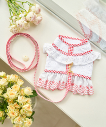 MY LITTLE DOG（マイ リトル ドッグ）の「Red Daisy Clothing Harness（リード/ハーネス/首輪）」