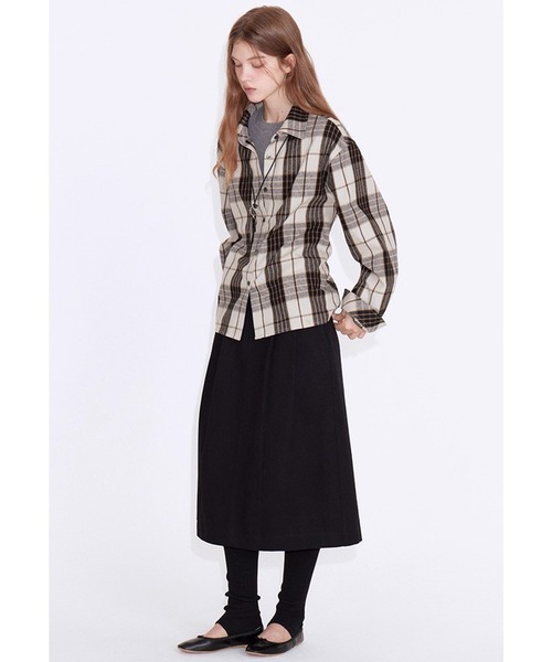 Fano Studios(ファノ ストゥディオズ)の「ウエスト調節 チェック柄シャツ FD25S069【Fano Studios】(シャツ/ブラウス・レディース・マルチ・L/M/S)」の3枚目の写真