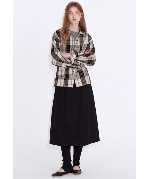 Fano Studios(ファノ ストゥディオズ)の「ウエスト調節 チェック柄シャツ FD25S069【Fano Studios】(シャツ/ブラウス・レディース・マルチ・L/M/S)」の4枚目の写真