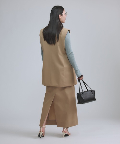 Chaos（カオス）の「Chaos(カオス)/ エクールジャケットジレ　【セットアップ可】（その他アウター・レディース・ブラック/ベージュ・FREE）」の17枚目の写真