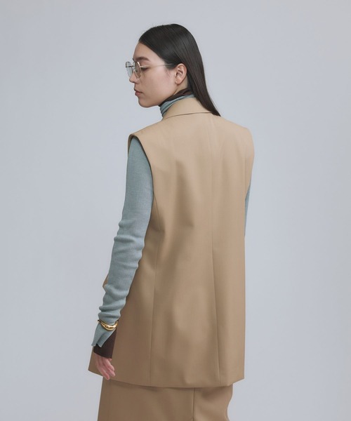 Chaos（カオス）の「Chaos(カオス)/ エクールジャケットジレ　【セットアップ可】（その他アウター・レディース・ブラック/ベージュ・FREE）」の20枚目の写真