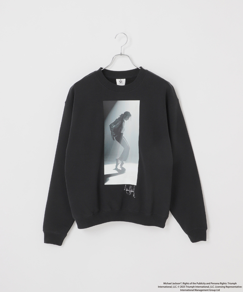 B.C STOCK（ベーセーストック）の「マイケルジャクソン別注 クルーネックスウェット（Tシャツ/カットソー・メンズ・ブラック系その他/チャコールグレー/ホワイト/ブラック・MEDIUM/LARGE）」の3枚目の写真