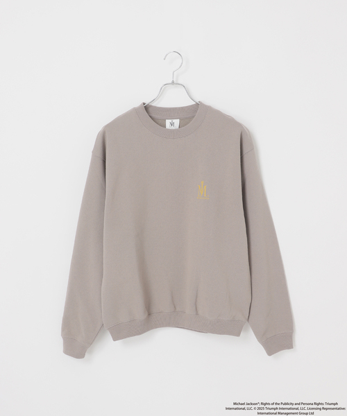 B.C STOCK（ベーセーストック）の「マイケルジャクソン別注 クルーネックスウェット（Tシャツ/カットソー・メンズ・ブラック系その他/チャコールグレー/ホワイト/ブラック・MEDIUM/LARGE）」の4枚目の写真
