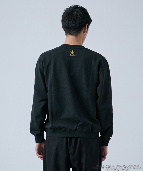 B.C STOCK（ベーセーストック）の「マイケルジャクソン別注 クルーネックスウェット（Tシャツ/カットソー・メンズ・ブラック系その他/チャコールグレー/ホワイト/ブラック・MEDIUM/LARGE）」の8枚目の写真