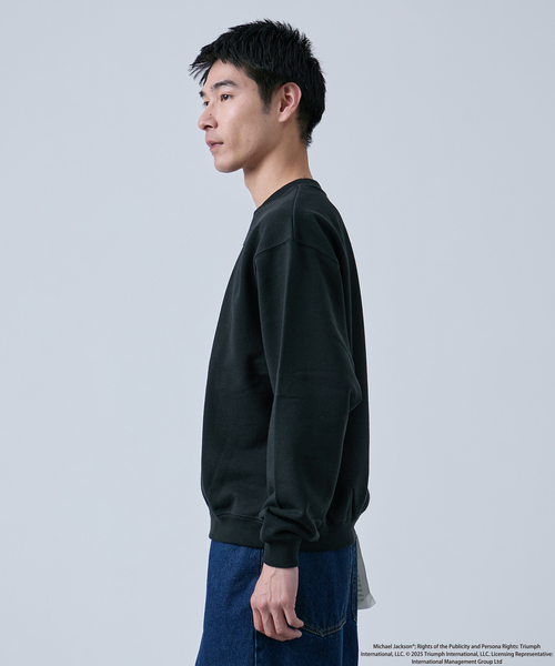 B.C STOCK（ベーセーストック）の「マイケルジャクソン別注 クルーネックスウェット（Tシャツ/カットソー・メンズ・ブラック系その他/チャコールグレー/ホワイト/ブラック・MEDIUM/LARGE）」の11枚目の写真