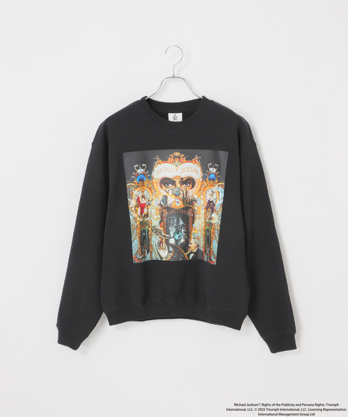 B.C STOCK（ベーセーストック）の「マイケルジャクソン別注 クルーネックスウェット（Tシャツ/カットソー・メンズ・ブラック系その他/チャコールグレー/ホワイト/ブラック・MEDIUM/LARGE）」の21枚目の写真