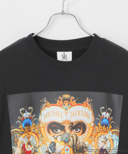 B.C STOCK（ベーセーストック）の「マイケルジャクソン別注 クルーネックスウェット（Tシャツ/カットソー・メンズ・ブラック系その他/チャコールグレー/ホワイト/ブラック・MEDIUM/LARGE）」の22枚目の写真