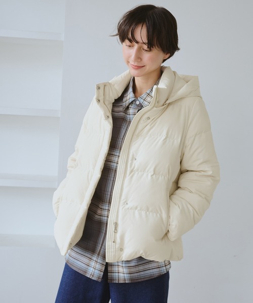 ROPE' PICNIC(ロペピクニック)の「ショートダウン(ダウンジャケット/コート・レディース・オフホワイト/ブラック・M/L)」の15枚目の写真