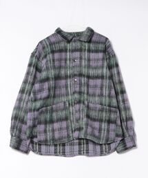 B.I.D.（ビーアイディー）の「《many men many mind》シャギーチェックルーズシャツブルゾン（カバーオール）」