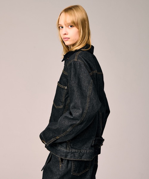 【完売品】WETTEMPT コーデュロイカラーデニムジャケット 短丈 CORDUROY COLLAR DENIM JACKET / コーデュロイカラーデニムジャケット