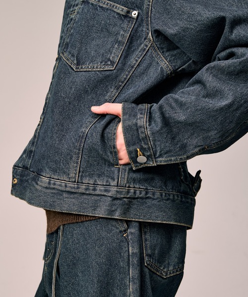 CORDUROY COLLAR DENIM JACKET / コーデュロイカラーデニムジャケット