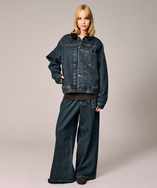 CORDUROY COLLAR DENIM JACKET / コーデュロイカラーデニムジャケット