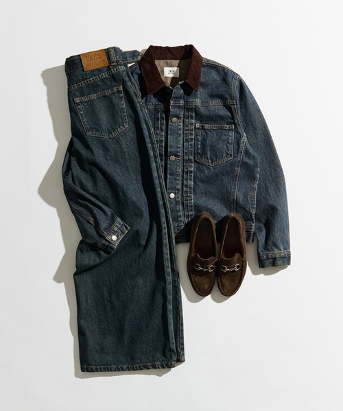 CORDUROY COLLAR DENIM JACKET / コーデュロイカラーデニムジャケット