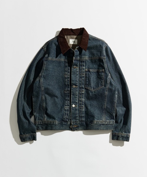 CORDUROY COLLAR DENIM JACKET / コーデュロイカラーデニムジャケット