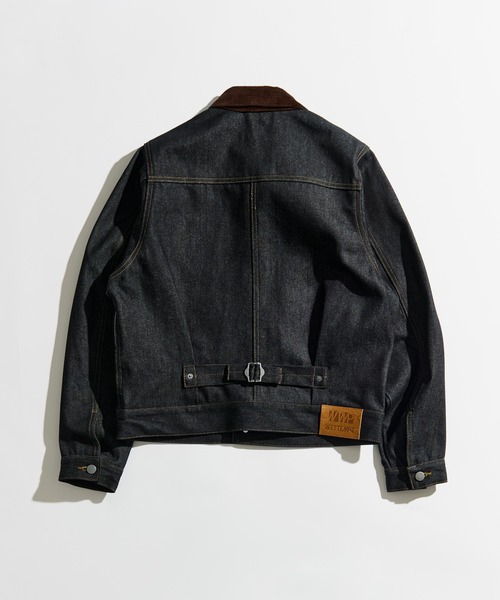WETTEMPT（ウィテンプト）の「CORDUROY COLLAR DENIM JACKET / コーデュロイカラーデニムジャケット（デニムジャケット・メンズ・ブルー/ダークインディゴブルー/ブラック・LARGE/MEDIUM/SMALL）」の17枚目の写真