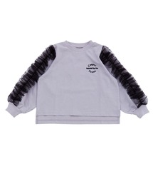 Ocean&Ground | ラメチュールフリルスリーブロンＴ(Tシャツ/カットソー)
