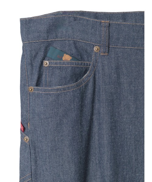 KARL HELMUT(カールヘルム)の「くまバックシルエットデニムパンツ(デニムパンツ・レディース・ネイビー/ブラック・MEDIUM/LARGE/X-LARGE/XX-LARGE)」の6枚目の写真