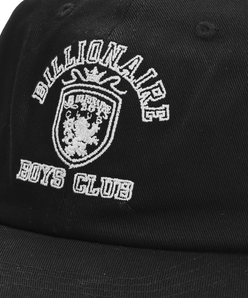 BILLIONAIRE BOYS CLUB(ビリオネア・ボーイズ・クラブ)の「BILLIONAIRE BOYS CLUB EMBROIDERED LOGO COTTON CAP(キャップ・メンズ・ブラック・ONE SIZE)」の5枚目の写真