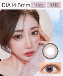 Luna Natural（ルナナチュラル）の「Luna Natural 1day ピーチ （10枚入り）（コンタクトレンズ・カラコン）」