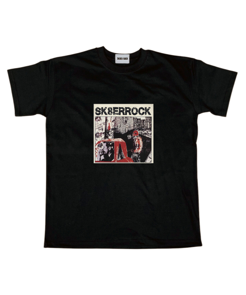SK8ER ROCK(スケーターロック)の「ダーティーグラフィティTシャツ((ブラック))(Tシャツ/カットソー・レディース・その他・S/M/L)」の1枚目の写真