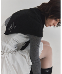 OTZ（オッツィ）の「[オッチxロパソウル] ニットショールスカーフ FLOTFF4A06（バンダナ/スカーフ）」