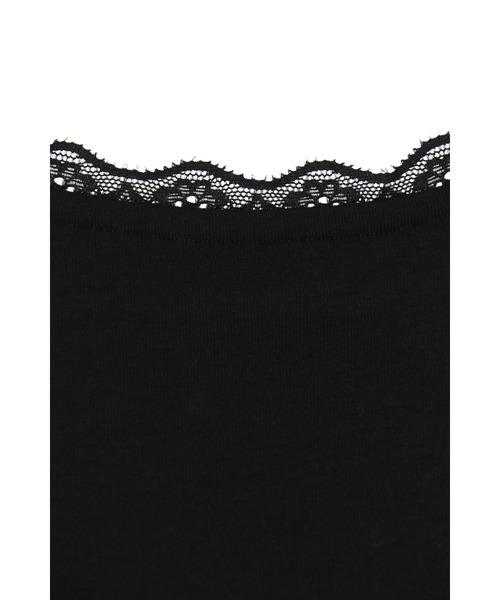 ALEXIA STAM（アリシアスタン）の「Wellness Lace Long Sleeve Tee/ウェルネス レースロンT（Tシャツ/カットソー・レディース・ホワイト/ブラック/グレー・M/S）」の15枚目の写真