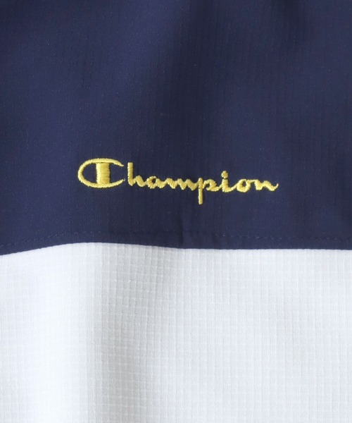 Champion（チャンピオン）の「Champion（チャンピオン）UVカット ストレッチ ブルゾンパーカー/ライトアウター/リラックスフィット（マウンテンパーカー・レディース・アイボリー/グレイッシュベージュ/グレイッシュブルー・M/L）」の14枚目の写真