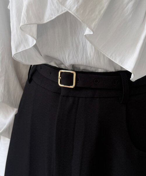 Thevon（ゼボン）の「ベルト付きナロースカート（スカート・レディース・ブラック/ベージュ・M/S）」の17枚目の写真