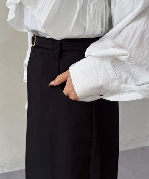 Thevon（ゼボン）の「ベルト付きナロースカート（スカート・レディース・ブラック/ベージュ・M/S）」の18枚目の写真