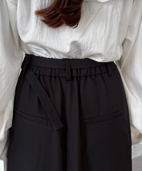 Thevon（ゼボン）の「ベルト付きナロースカート（スカート・レディース・ブラック/ベージュ・M/S）」の20枚目の写真