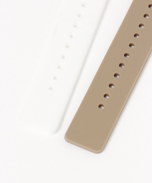 niko and...（ニコアンド）の「スクエアワントーンウォッチ（アナログ腕時計・レディース・カーキ/ホワイト/ブラック・0）」の11枚目の写真