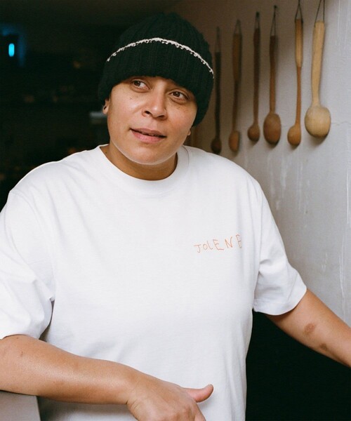 bonjour records（ボンジュールレコーズ）の「Jolene/ジョリーン house tee（Tシャツ/カットソー・レディース・ホワイト・XL）」の8枚目の写真