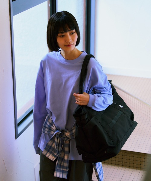 Snow Peak(スノーピーク)の「Snow Peak / Recycled Cordura Tote Bag リサイクルコーデュラトートバッグ(トートバッグ・メンズ・ブラウン/ブラック・ONE SIZE)」の6枚目の写真