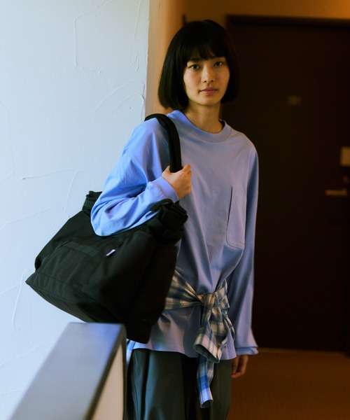 Snow Peak(スノーピーク)の「Snow Peak / Recycled Cordura Tote Bag リサイクルコーデュラトートバッグ(トートバッグ・メンズ・ブラウン/ブラック・ONE SIZE)」の7枚目の写真