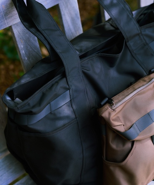 Snow Peak(スノーピーク)の「Snow Peak / Recycled Cordura Tote Bag リサイクルコーデュラトートバッグ(トートバッグ・メンズ・ブラウン/ブラック・ONE SIZE)」の14枚目の写真