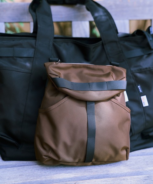Snow Peak(スノーピーク)の「Snow Peak / Recycled Cordura Tote Bag リサイクルコーデュラトートバッグ(トートバッグ・メンズ・ブラウン/ブラック・ONE SIZE)」の12枚目の写真