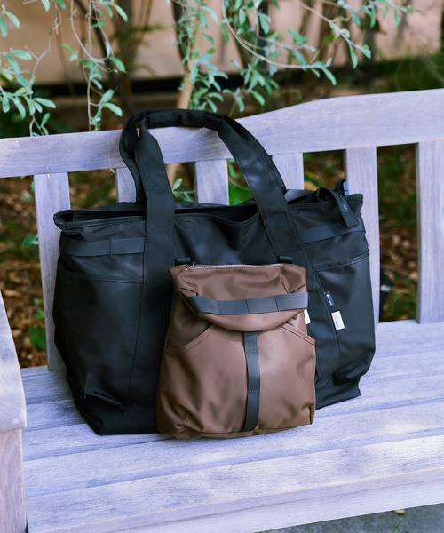 Snow Peak(スノーピーク)の「Snow Peak / Recycled Cordura Tote Bag リサイクルコーデュラトートバッグ(トートバッグ・メンズ・ブラウン/ブラック・ONE SIZE)」の11枚目の写真