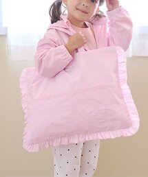 Lycee mine（リセマイン）の「【スクール対応】【撥水・防汚・耐久・UV】リボン付きフリルレッスンバック（トートバッグ）」