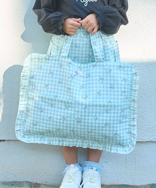 スクール対応】【撥水・防汚・耐久・UV】リボン付きフリルレッスン