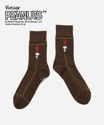 CHICSTOCKS（シックストックス）の「SNOOPY×CHICSTOCKS[ラメライン ハートバルーン]（ソックス/靴下）」