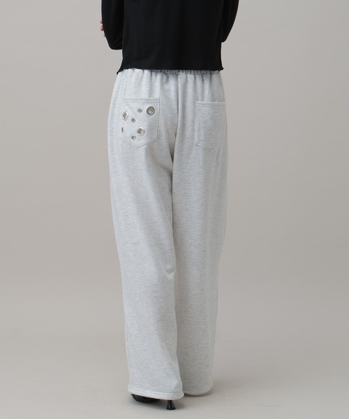 3.3 Field Trip （3.3フィールドトリップ）の「3.3 Field Trip／ハトメデザインスウェットパンツ（スウェットパンツ・レディース・ブラック/グレー/オートミール・FREE）」の20枚目の写真
