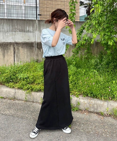 Flugge(フラッジー)の「スウェットロングスカート(スカート・レディース・ブラック・FREE)」の19枚目の写真