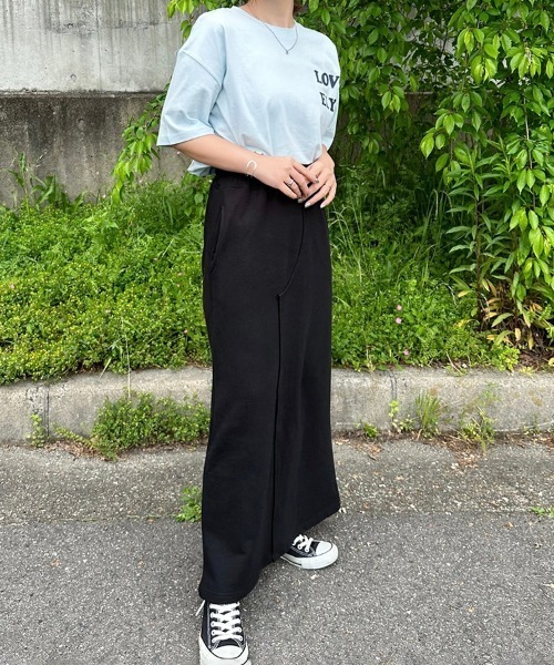 Flugge(フラッジー)の「スウェットロングスカート(スカート・レディース・ブラック・FREE)」の20枚目の写真
