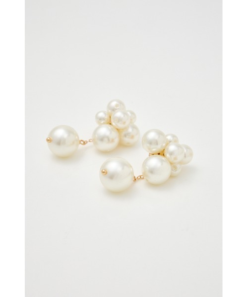 rienda（リエンダ）の「ランダムメニーフェイクパールピアス（ピアス（両耳用）・レディース・クリア/ホワイト・FREE）」の8枚目の写真