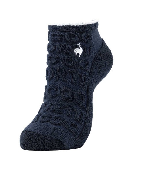 le coq sportif GOLF(ルコックスポルティフゴルフ)の「パイル地アンクル丈ソックス【返品不可商品】(ソックス/靴下・レディース・ネイビー/ホワイト/ピンク・22-24)」の3枚目の写真