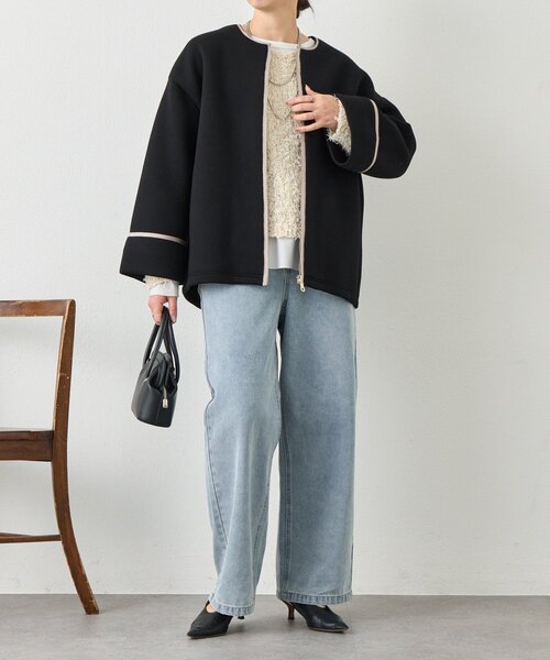 Jena espace merveilleux（ジェナ　エスパスメルヴェイユ）の「ソフトバギーデニムパンツ（デニムパンツ・レディース・ブルー/ブルー系その他・FREE）」の17枚目の写真